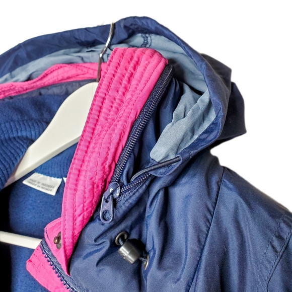 Columbia Long's Peak Retro Fleece Ski Snow Winter Jacket Violet Pink Vintage 80s - Picture 9 of 16